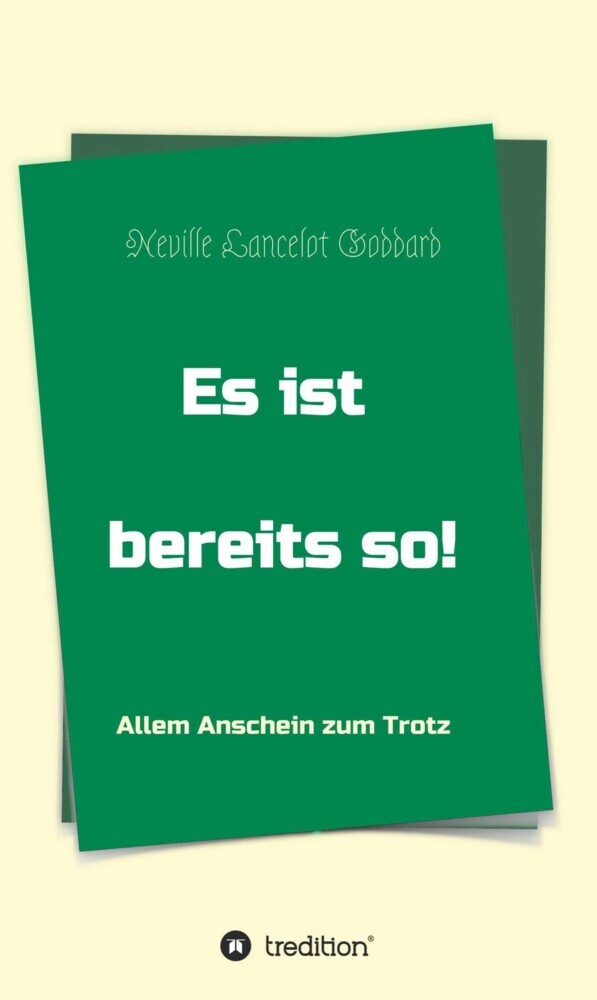 Es ist bereits so! main product photo