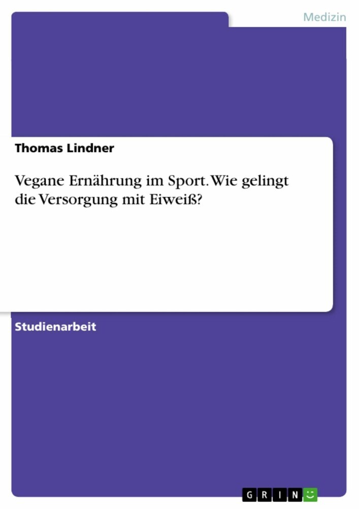 Vegane Ernährung im Sport. Wie gelingt die Versorgung mit Eiweiß? main product photo