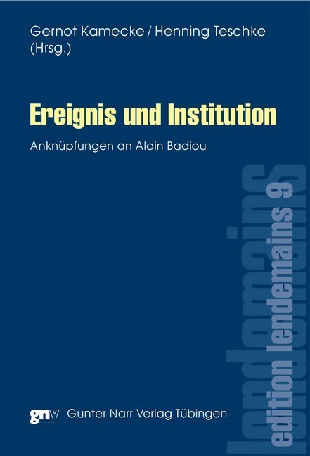 Ereignis und Institution main product photo