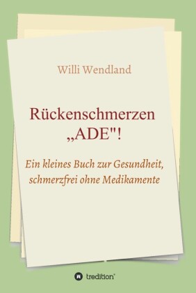 Rückenschmerzen 'ADE'