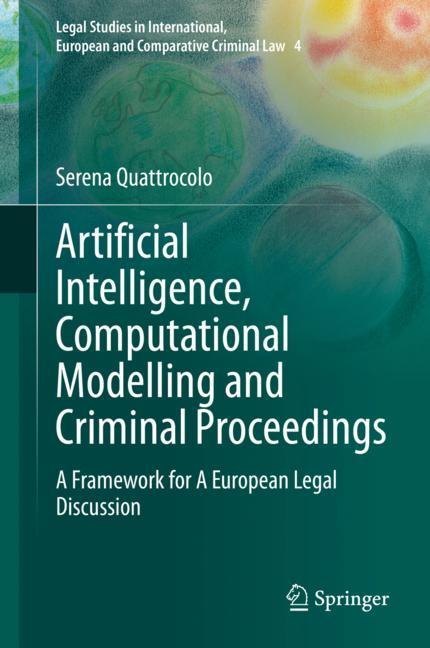 Artificial Intelligence, Computational Modelling and Criminal Proceedings main product photo