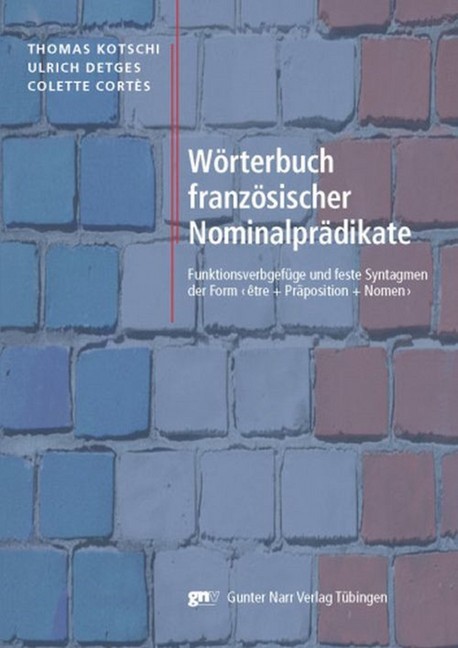 Wörterbuch französischer Nominalprädikate main product photo
