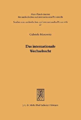 Das internationale Wechselrecht