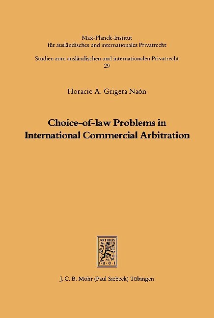 Choice-of-law Problems in International Commercial Arbitration main product photo