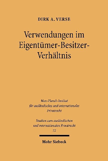 Verwendungen im Eigentümer-Besitzer-Verhältnis main product photo