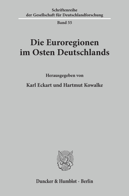 Die Euroregionen im Osten Deutschlands. main product photo