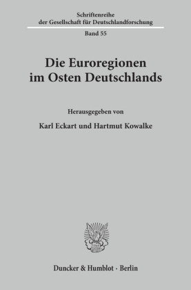 Die Euroregionen im Osten Deutschlands.