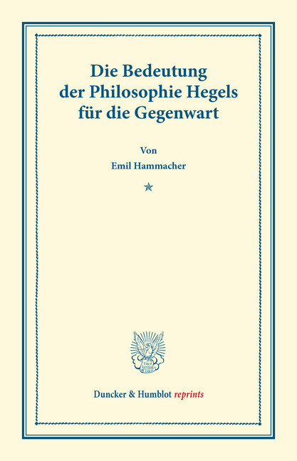 Die Bedeutung der Philosophie Hegels main product photo
