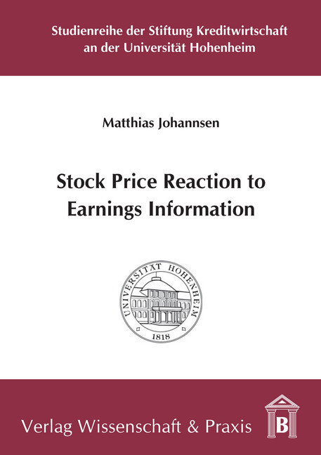 Stock Price Reaction to Earnings Information. main product photo