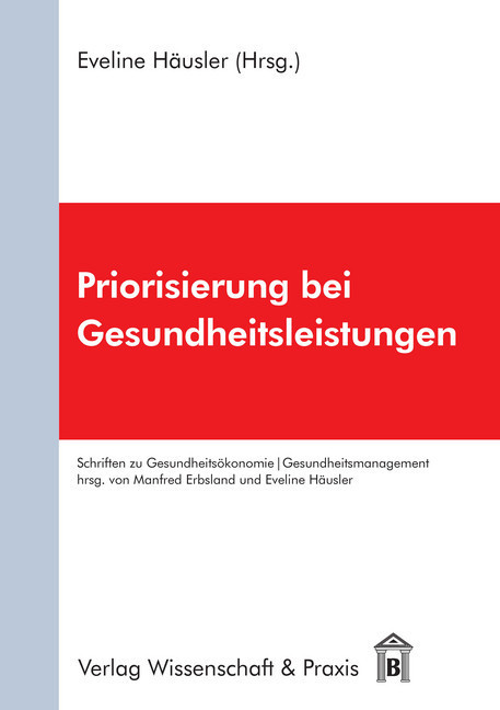 Priorisierung bei Gesundheitsleistungen. main product photo