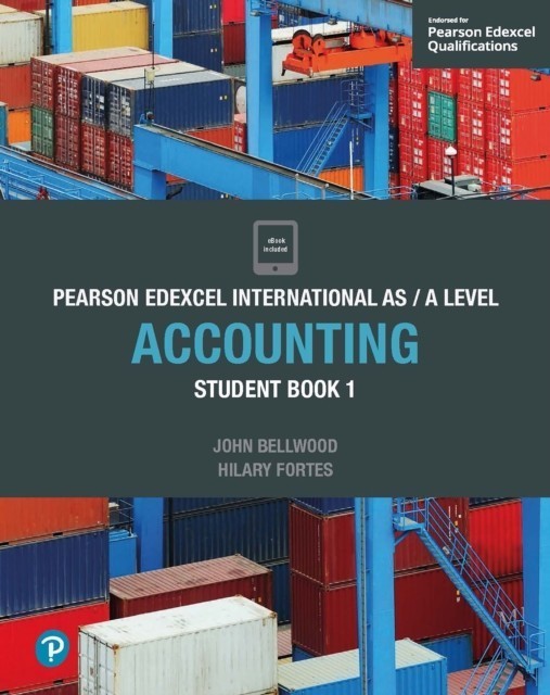 Pearson Edexcel International AS/A Level Accounting Student Book 1 main product photo