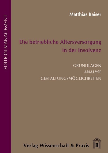 Die betriebliche Altersversorgung in der Insolvenz. main product photo