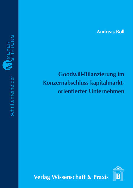 Goodwill-Bilanzierung im Konzernabschluss kapitalmarktorientierter Unternehmen. main product photo
