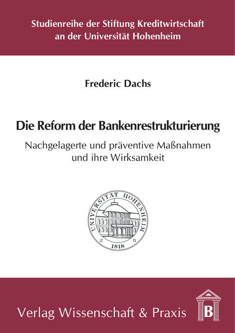 Die Reform der Bankenrestrukturierung. main product photo