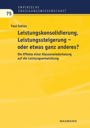 Leistungskonsolidierung, Leistungssteigerung - oder etwas ganz anderes?