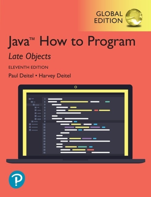 Java How to Program, Late Objects, Global Edition main product photo