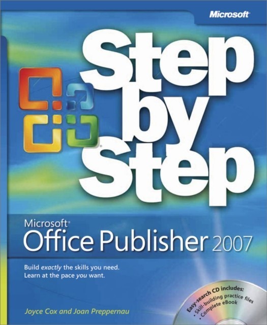 Microsoft Office Publisher 2007 Step by Step main product photo