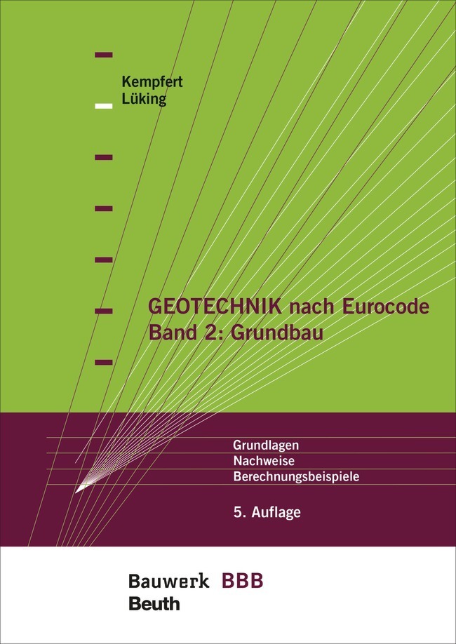 Geotechnik nach Eurocode Band 2: Grundbau main product photo