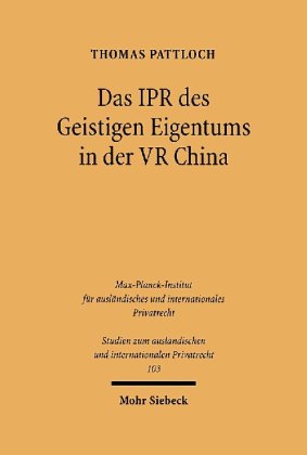 Das IPR des geistigen Eigentums in der VR China