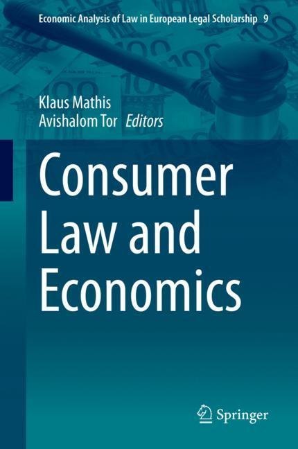 Consumer Law and Economics main product photo