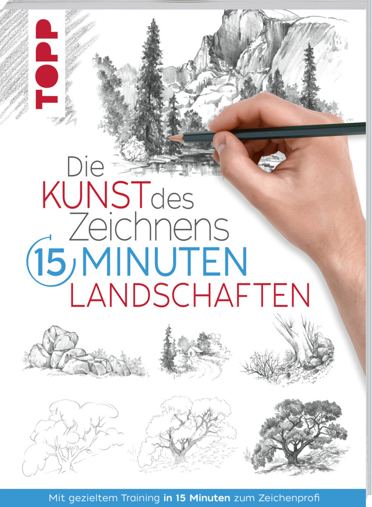 Die Kunst des Zeichnens 15 Minuten - Landschaften main product photo