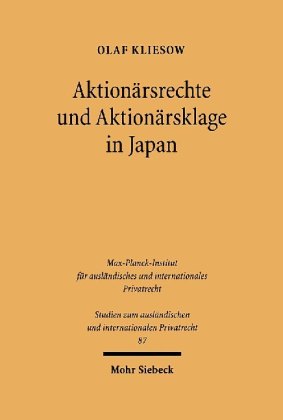Aktionärsrechte und Aktionärsklage in Japan