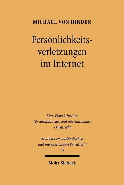 Persönlichkeitsverletzungen im Internet main product photo