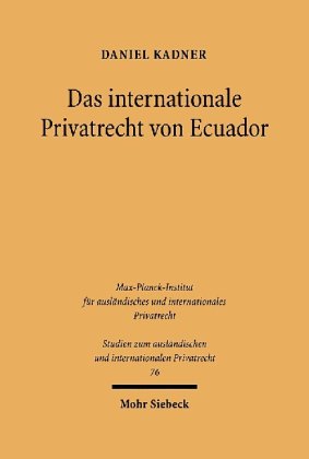 Das internationale Privatrecht von Ecuador