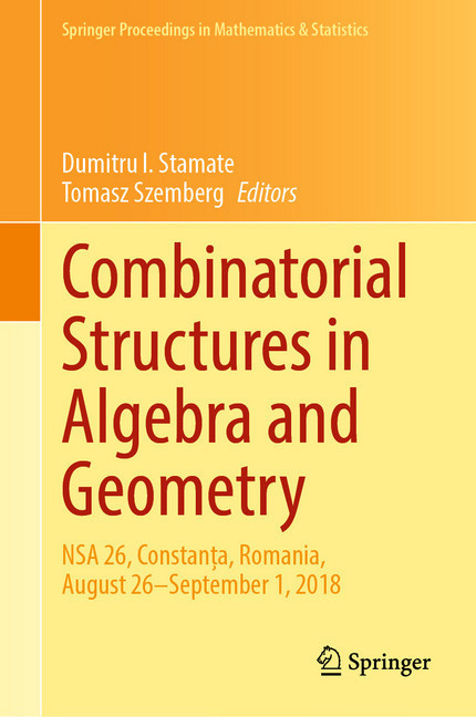 Combinatorial Structures in Algebra and Geometry main product photo