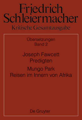 Joseph Fawcett, Predigten Mungo Park, Reisen im Innern von Afrika