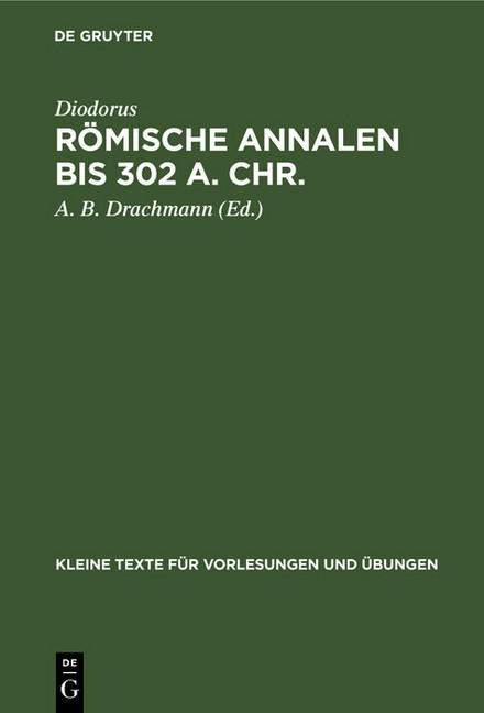 Römische Annalen bis 302 a. Chr. main product photo