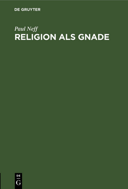Religion als Gnade main product photo