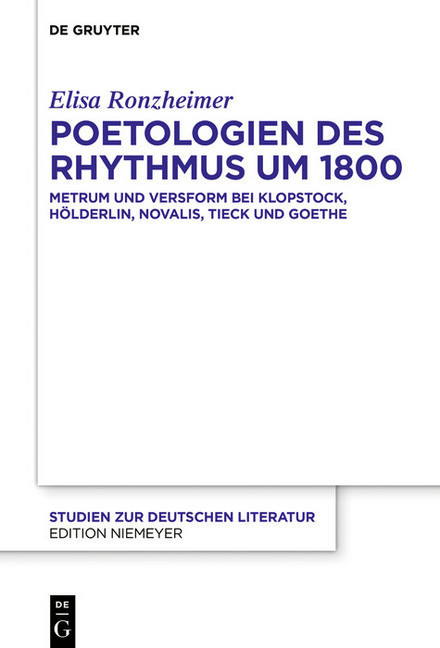 Poetologien des Rhythmus um 1800 main product photo