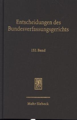 Entscheidungen des Bundesverfassungsgerichts (BVerfGE)
