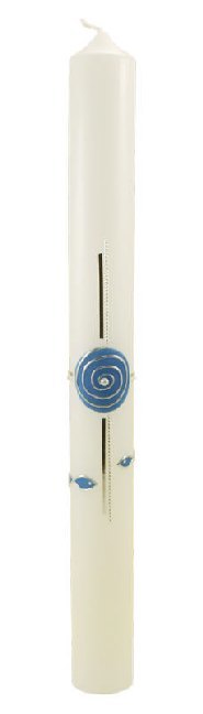 Kerze Spirale azur main product photo