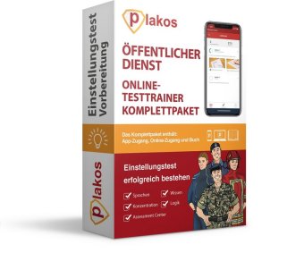 Öffentlicher Dienst Einstellungstest Vorbereitung Online-Testtrainer Komplettpaket