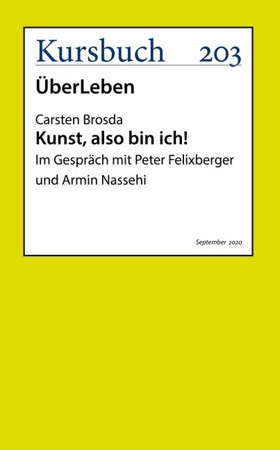 Kunst, also bin ich! main product photo