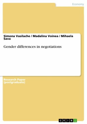 Gender differences in negotiations
