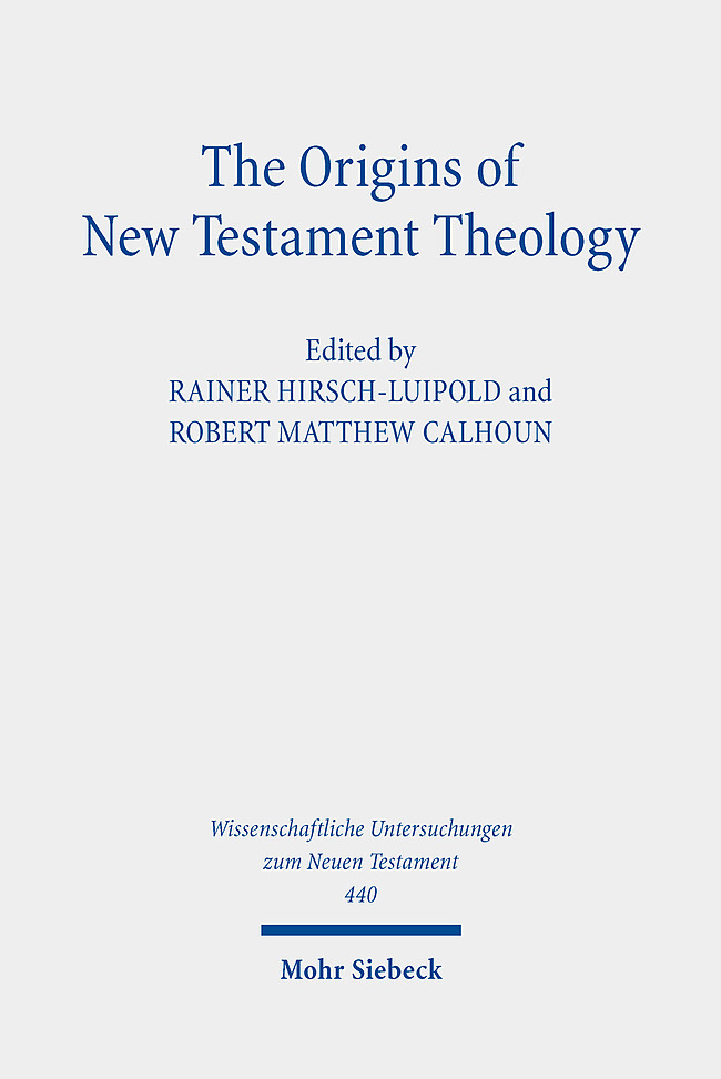 The Origins of New Testament Theology main product photo