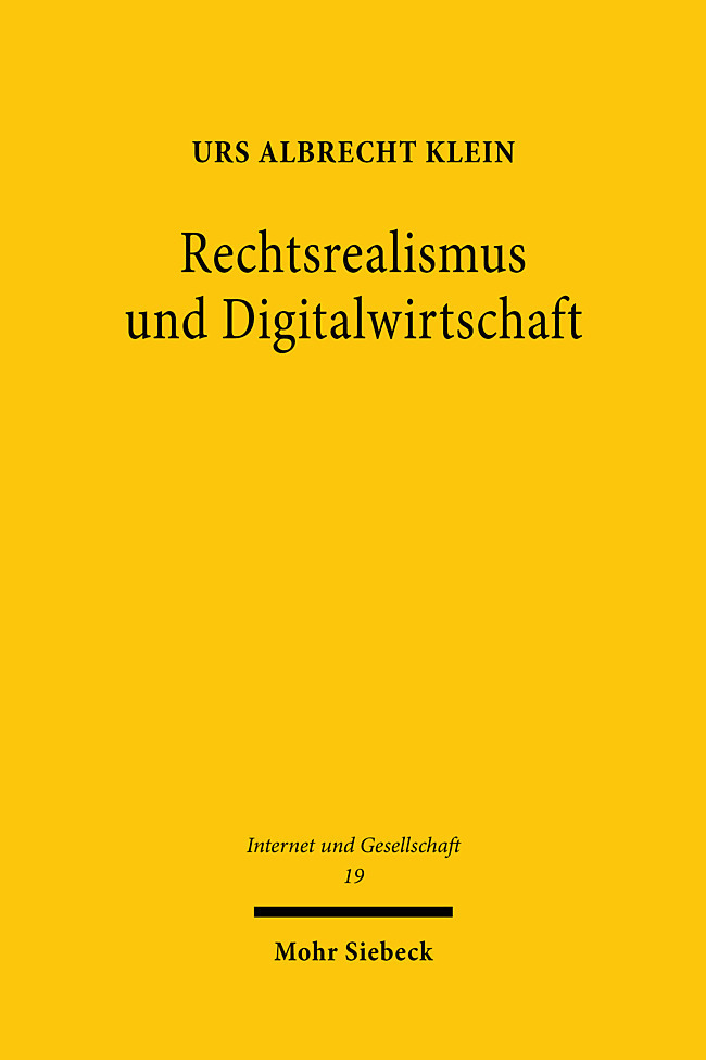 Rechtsrealismus und Digitalwirtschaft main product photo
