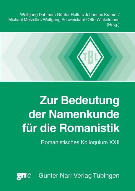 Zur Bedeutung der Namenkunde für die Romanistik main product photo