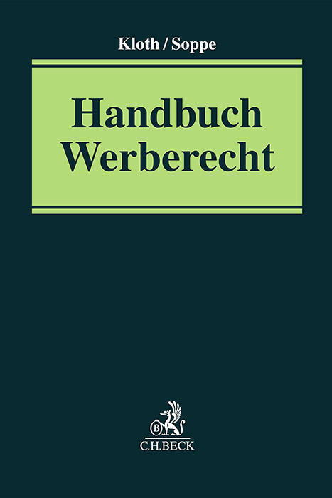 Handbuch Werberecht main product photo