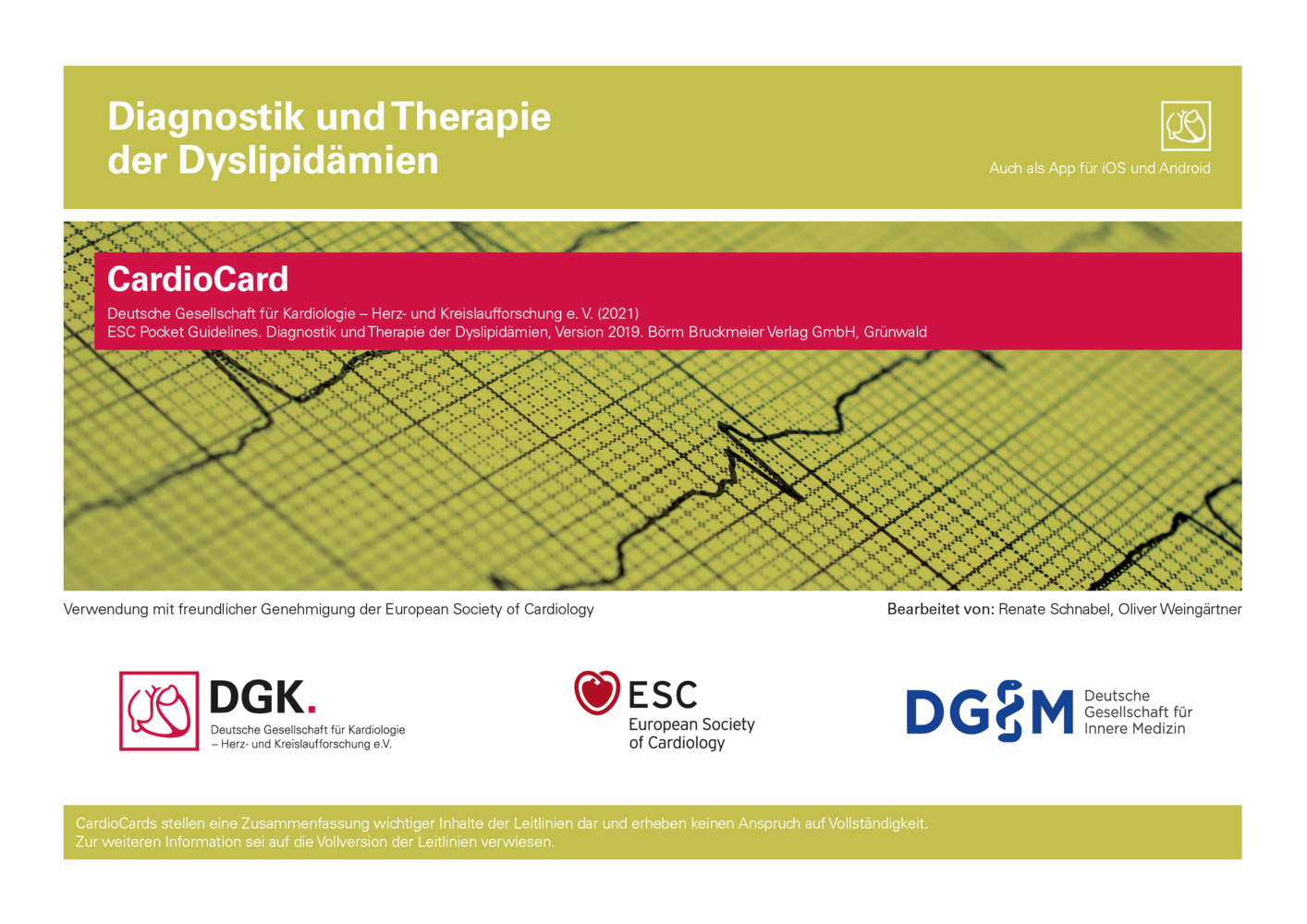 Diagnostik und Therapie der Dyslipidämien, CardioCard main product photo