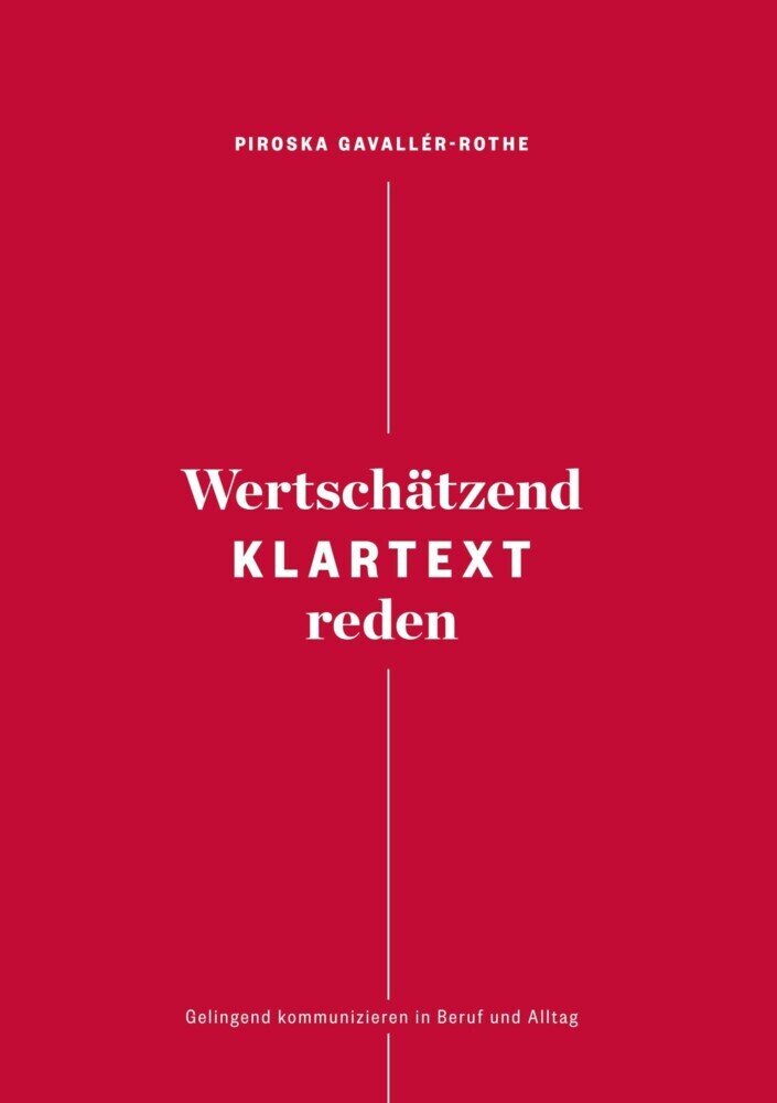 Wertschätzend Klartext reden main product photo