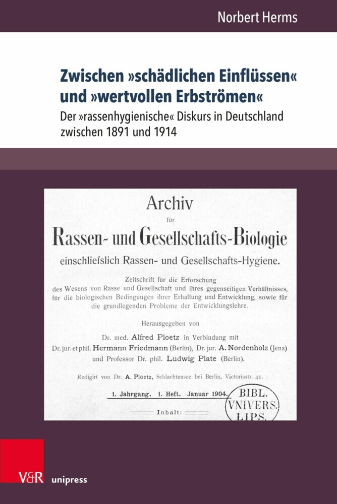 Zwischen »schädlichen Einflüssen« und »wertvollen Erbströmen« main product photo