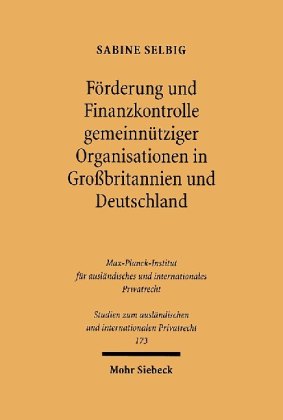 Förderung und Finanzkontrolle gemeinnütziger Organisationen in Großbritannien und Deutschland