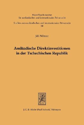 Ausländische Direktinvestitionen in der Tschechischen Republik