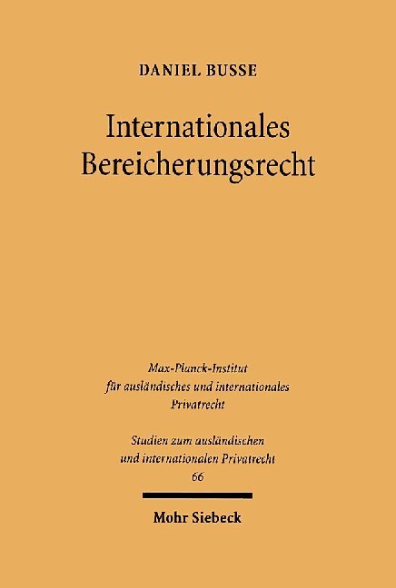 Internationales Bereicherungsrecht main product photo