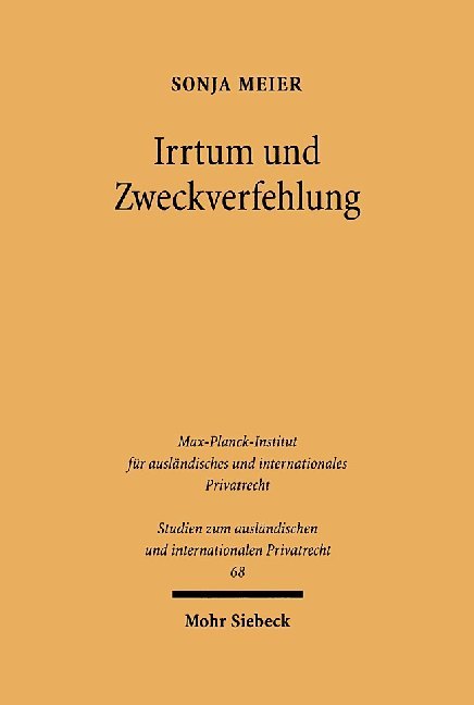 Irrtum und Zweckverfehlung main product photo