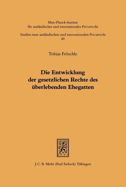 Die Entwicklung der gesetzlichen Rechte des überlebenden Ehegatten main product photo